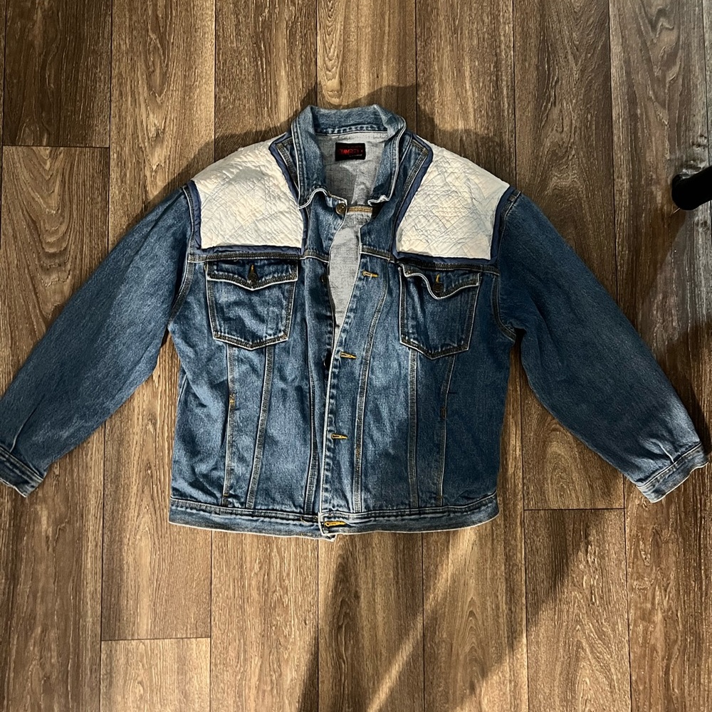 Vintage Jean Jacket with Quilting